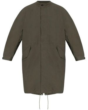 Givenchy Logo-print Parka Coat - Green