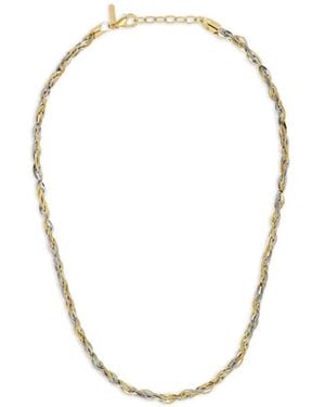 Desmo Weave Necklace - Metallic