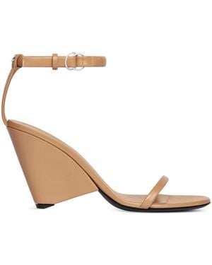 Courreges Oblique Sandals - Natural