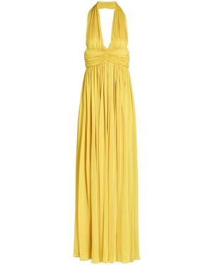 Giambattista Valli Rückenfreies Maxikleid - Gelb