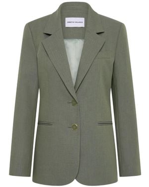 Rebecca Vallance Reese Single-Breasted Blazer - Green