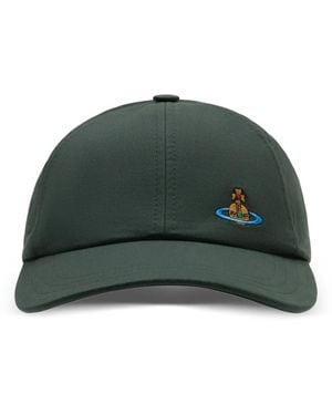 Vivienne Westwood Casquette À Détail Orb - Green