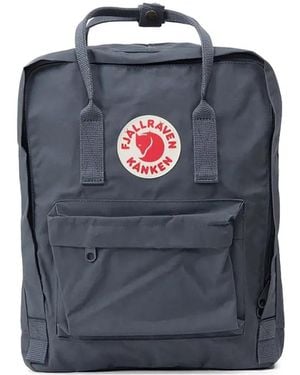 Fjallraven Kånken Logo-Patch Backpack - Blue