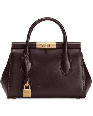Dolce & Gabbana Mini Sac À Main Marlene Day À Cadenas - Violet