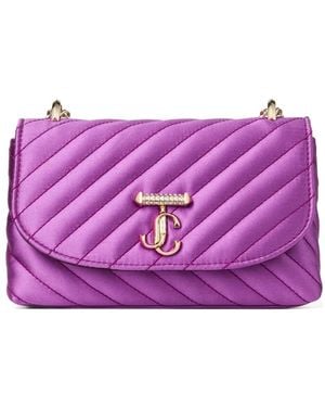 Jimmy Choo Small Curve Crossbody Bag - Purple