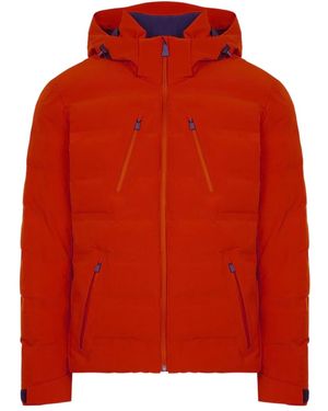 Aztech Mountain Chaqueta De Esquí Con Capucha - Rojo
