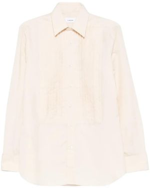 Lardini Paethos textured shirt - Blanco