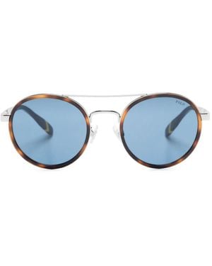 Polo Ralph Lauren Round-Frame Sunglasses - Blue