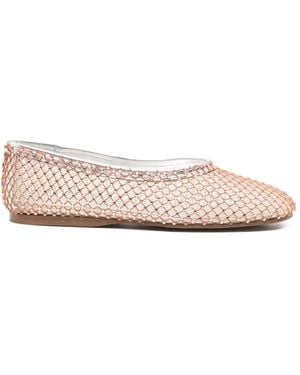 forte_forte Ballerines À Design Tissé - Pink