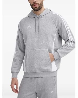 adidas ロゴ パーカー - グレー