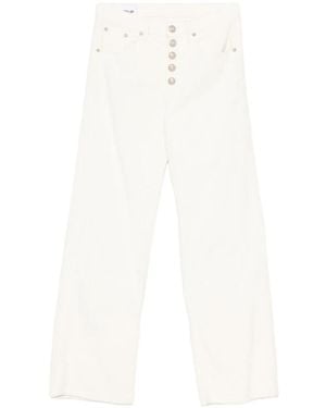 Dondup Buttoned Pants - White