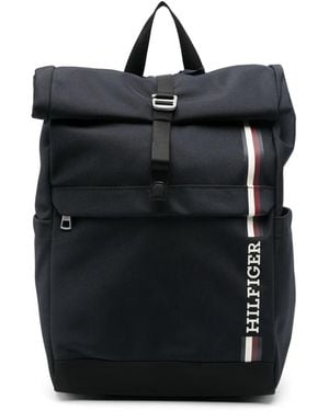 Tommy Hilfiger Monotype Logo Backpack - Black
