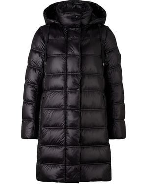 Bogner Lynn Detachable Hood Quilted Coat - Black