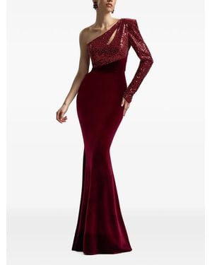 Cristallini Zephyra Maxi Dress - Purple