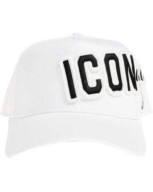 DSquared² Logo-Detail Cap - White