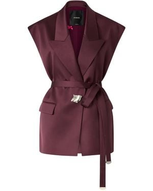 Pinko 'Melanzana' Sleeveless Blazer - Purple