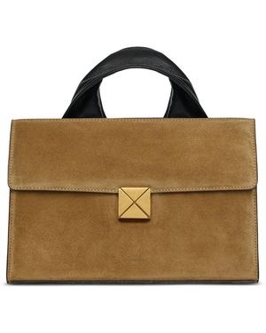 Nanushka Logo-Print Tote Bag - Black