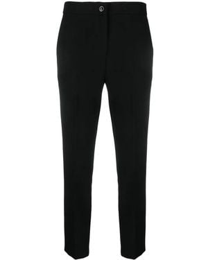 Twinset Tailored Slim-Cut Cigarette Pants - Black