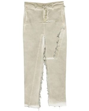 Rick Owens Distressed Skirt - Natural