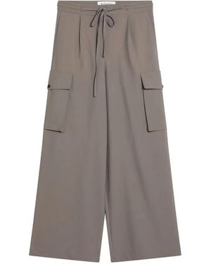 Rohe Pantalon À Lien De Resserrage - Gris