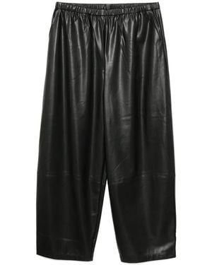 B+ AB Pantalones De Piel Artificial - Negro