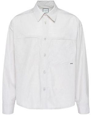 WOOYOUNGMI Logo-Detail Long-Sleeve Shirt - White