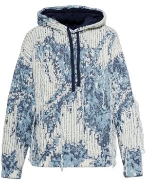 Laneus Long-Sleeves Hoodie - Blue