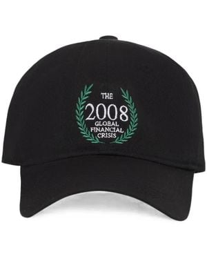 PRAYING Financial Crisis Baseball Cap - Black