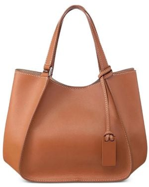 Joy Gryson Verse Leather Tote Bag - Brown