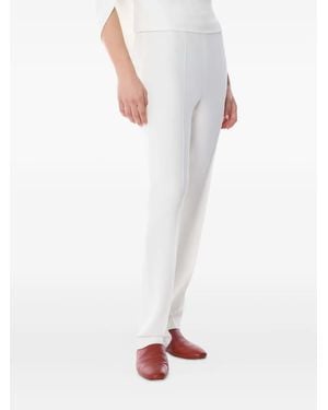 Alberta Ferretti Klassische Hose - Weiß