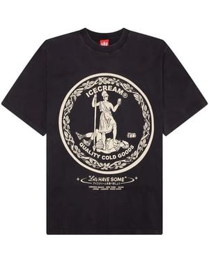 ICECREAM Camiseta Seal con motivo gráfico - Negro