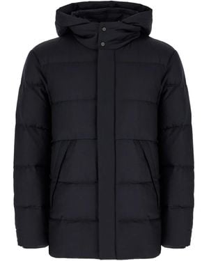 DUNO Cappotto Trapuntato Con Cappuccio - Nero