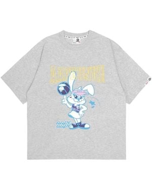 Aape By A Bathing Ape Bunny Graphic T-Shirt - White