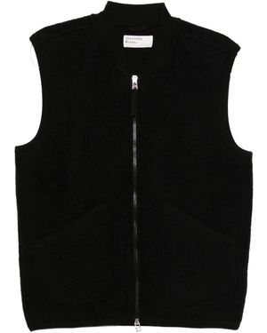 Universal Works Zipped Gilet - Black
