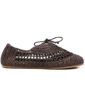 Superga Woven Lace-Up Shoes - White