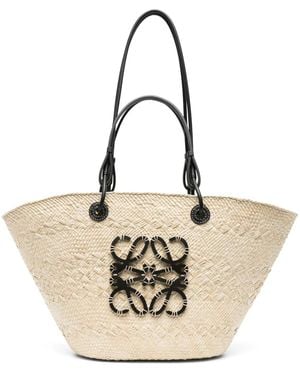 Loewe Anagram Basket Tote Bag - Natural