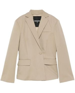 Patrizia Pepe Asymmetrischer Blazer - Natur