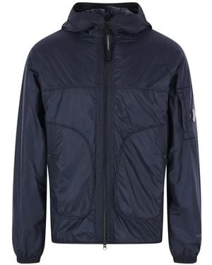 C.P. Company Nada Shield Packable Primaloft Evolve Hooded Lens Jacket - Blue