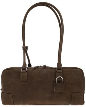 Loewe Amazona Padlock Tote Bag - Brown