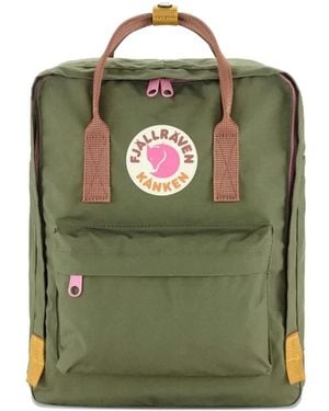 Fjallraven Kånken Koncept Logo-patch Backpack - Green