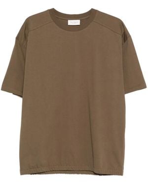 Yes London T-Shirt À Col Rond - Brown