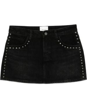 Reformation Hazel Mini Skirt - Black