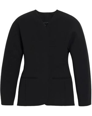 Jacquemus The Ovalo Fitted Jacket - Black