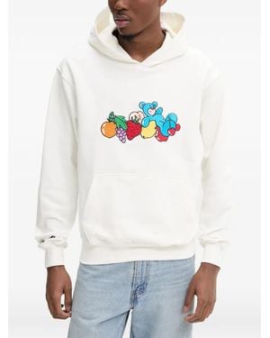 INBETWEENERS Fruit Embroidery Hoodie - White