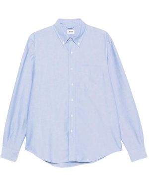 Aspesi Camisa Con Bolsillo En El Pecho - Azul