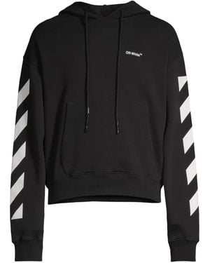 Off-White c/o Virgil Abloh Diag-Stripe Hoodie - Black