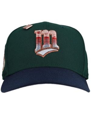 KTZ 59Fifty Minnesota Twins 50Th Anniversary Fitted Anniversary Hat - Green
