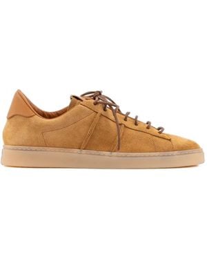 Buttero Burro Panelled Trainers - Brown