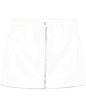 Liu Jo Cotton Mini Skirt - White