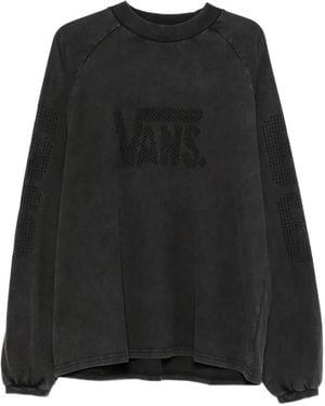 Vans Laser-Cut Quilted-Panel T-Shirt - Black
